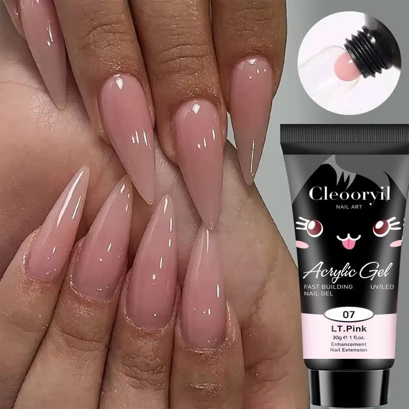 30ml gelée nue Extension Gel ongles construire Poly acrylique Gel UV LED vernis Gel pour étendre les
