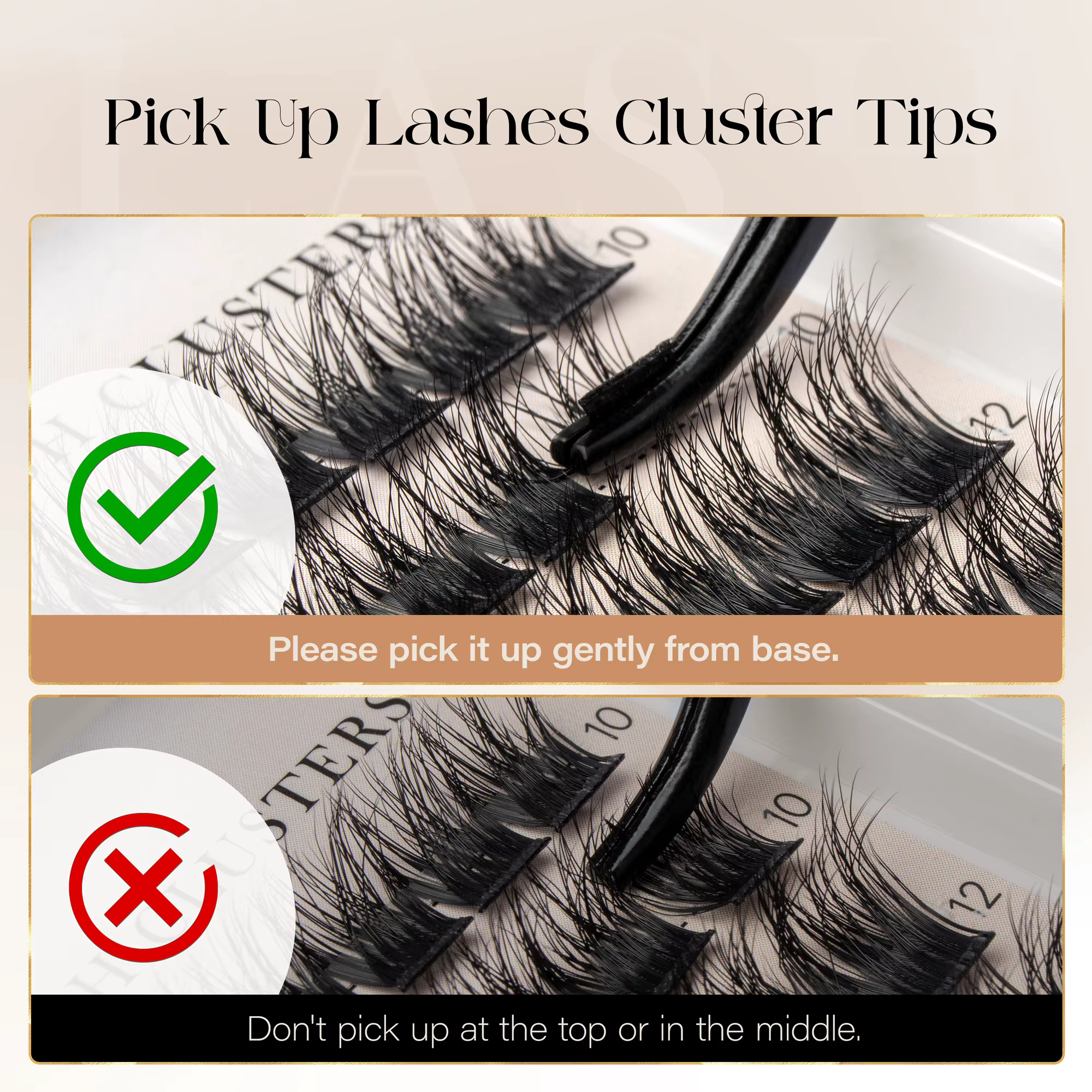 BEFER-Extensions de Faux-Cils Naturels Individuels, Volume Moelleux, Boucles D, DIY