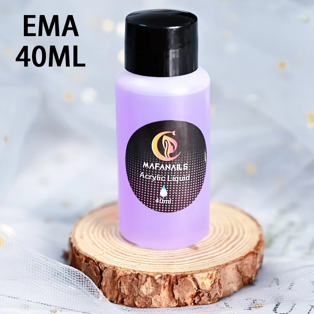 Ensemble de poudre acrylique cristal et monomère liquide, décoration pour manucure, paillettes pour 