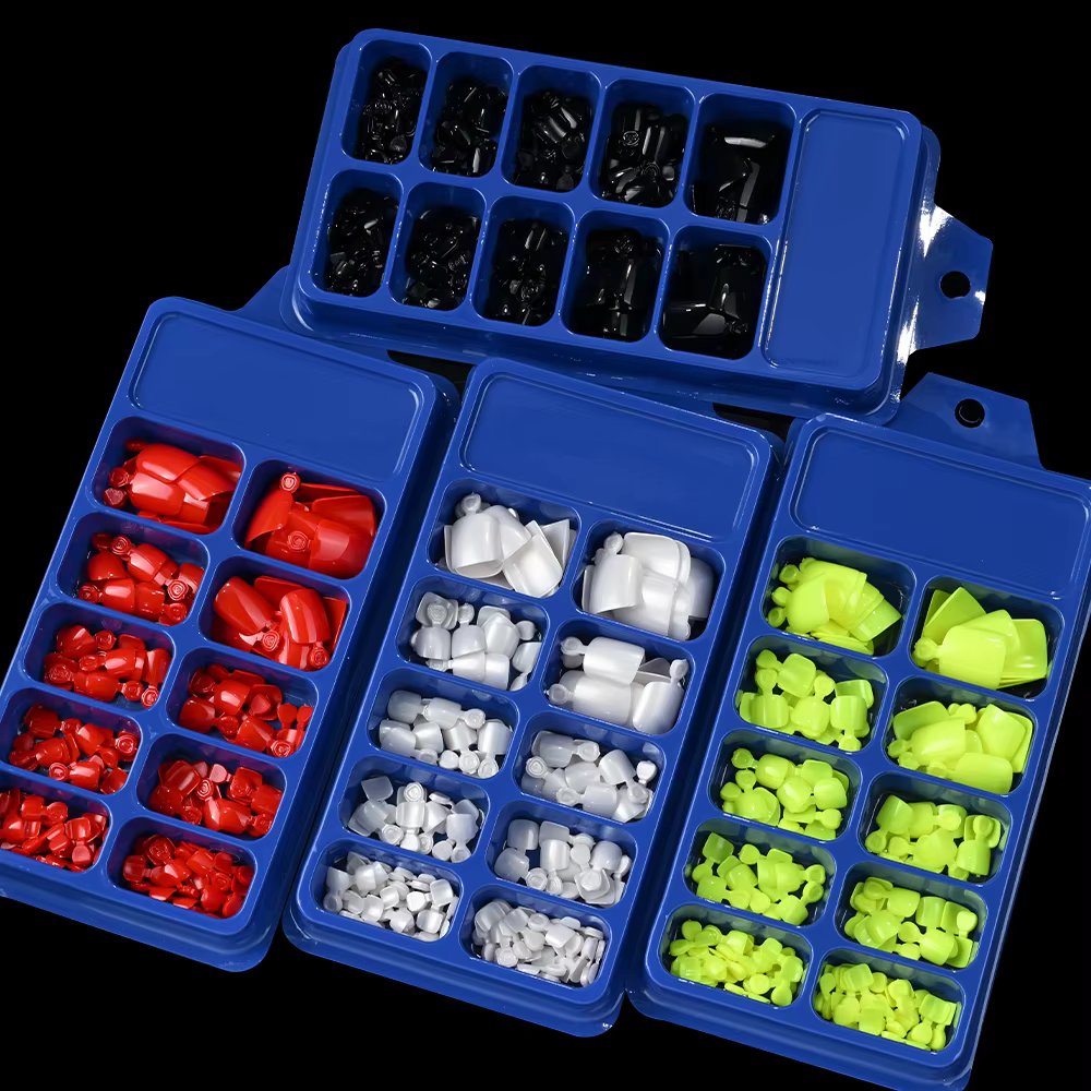 120 pièces noir brillant presse sur les ongles courts carrés couverture complète faux ongles conseil
