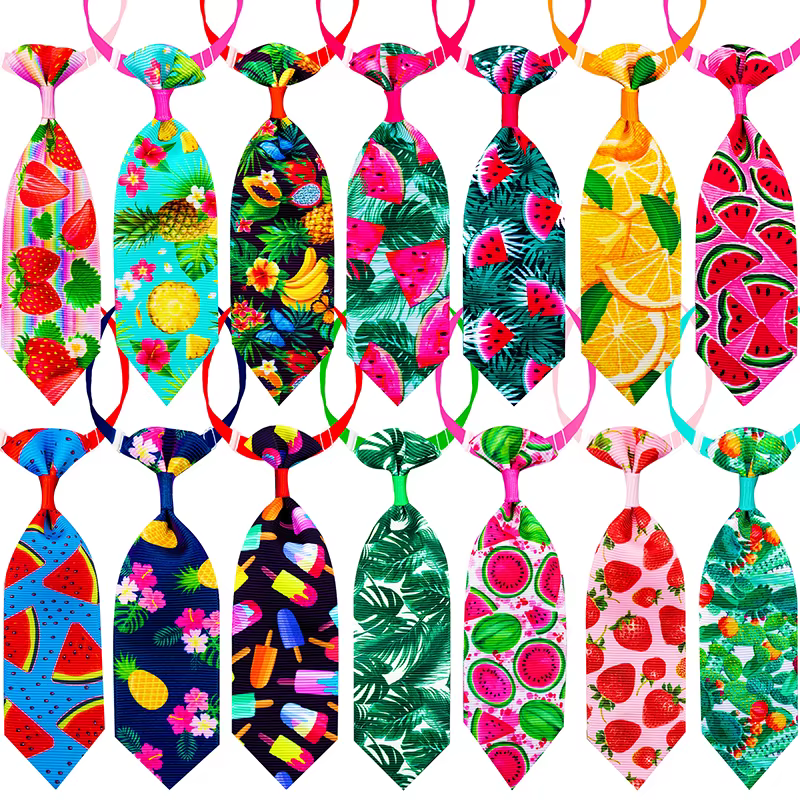 50/100 pièces accessoires pour chiens petits chiens cravates fournitures pour animaux de compagnie c