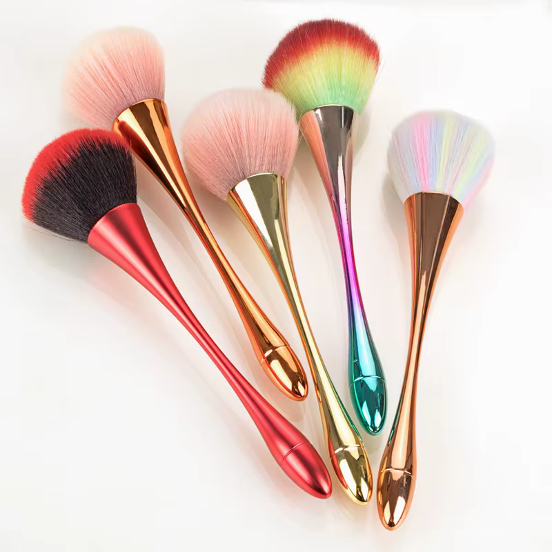 Pinceau professionnel à manche long pour nail art, brosse de maquillage, outils de manucure, 7 style