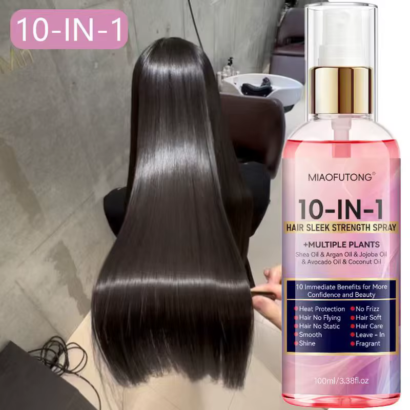 Spray capillaire instantané doux 10 en 1 - après-shampoing sans rinçage pour la rétention des cheveu