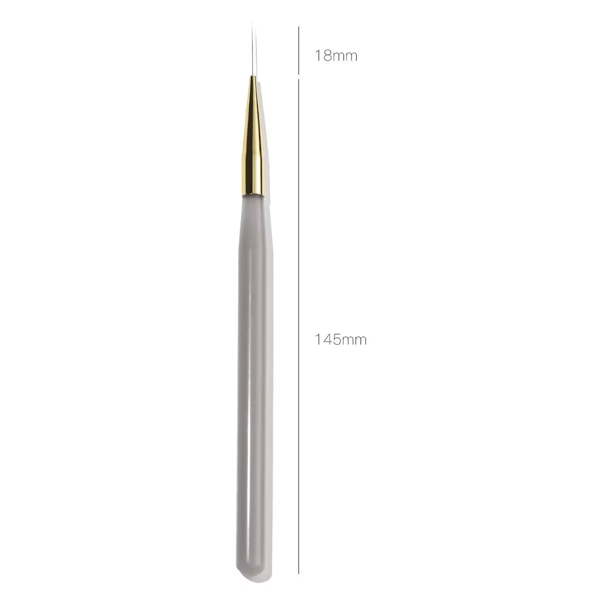 Ensemble de pinceaux professionnels pour Nail Art, 5 pièces, pinceaux à ongles à lignes fines, pince