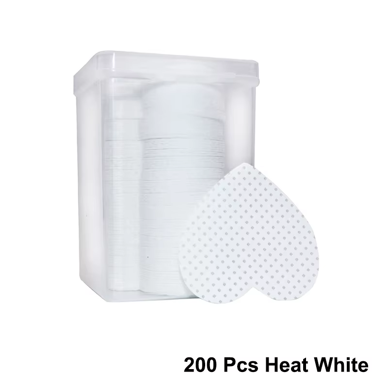 200 pièces/boîte lingettes à ongles non pelucheuses Extension de cils lingettes à colle nettoyant ti