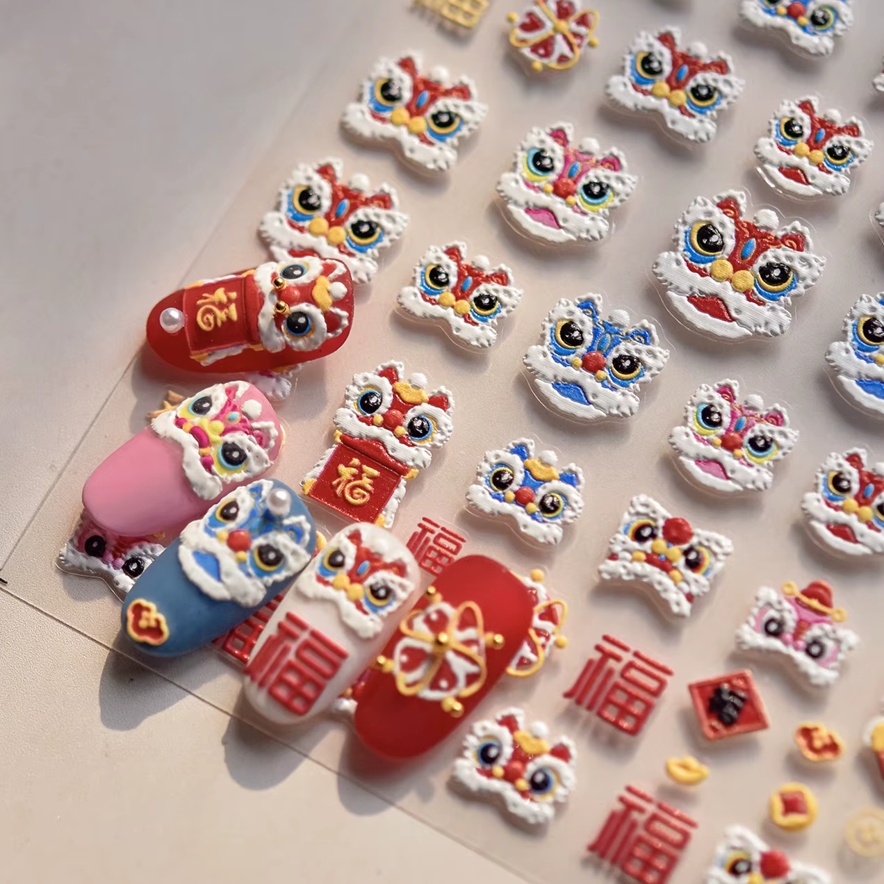Autocollants 5D pour ongles, 1 pièce, stickers décoratifs pour Nail Art, DIY, DIY, DIY, thème du Nou
