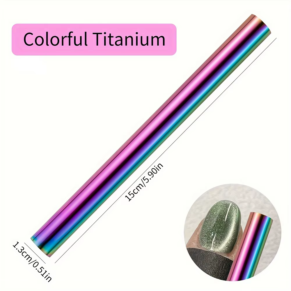 Aimant cylindrique chaud pour oeil de chat vernis Gel UV avec décoration d'art des ongles outils mag