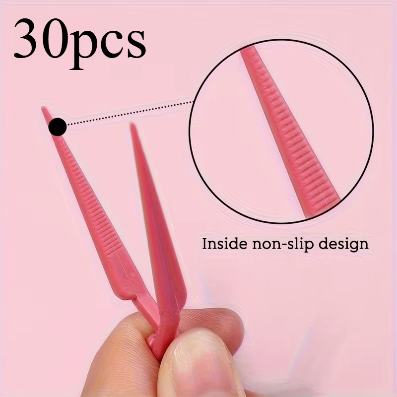30 pinces de protection pour nail art, pinces anti-taches pour polissage et protection des ongles, o