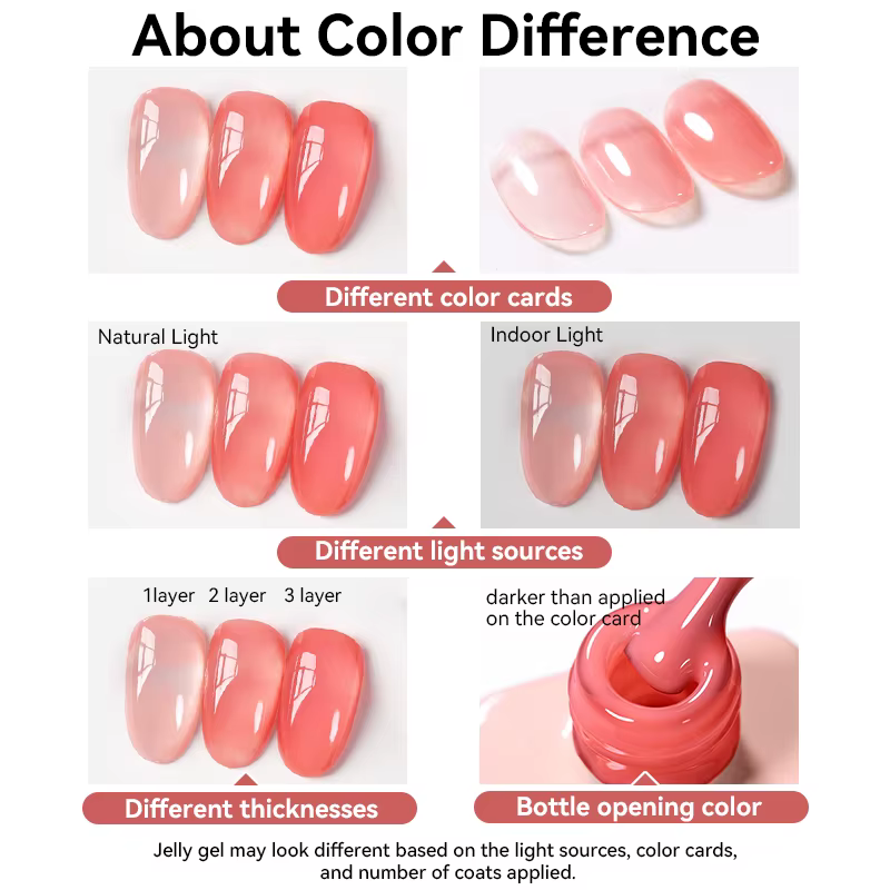 UR SUGAR à Ongles Gel Translucide, Semi-continu, UV, Soak Off, 15ml, Dernière Mode vernis semis perm