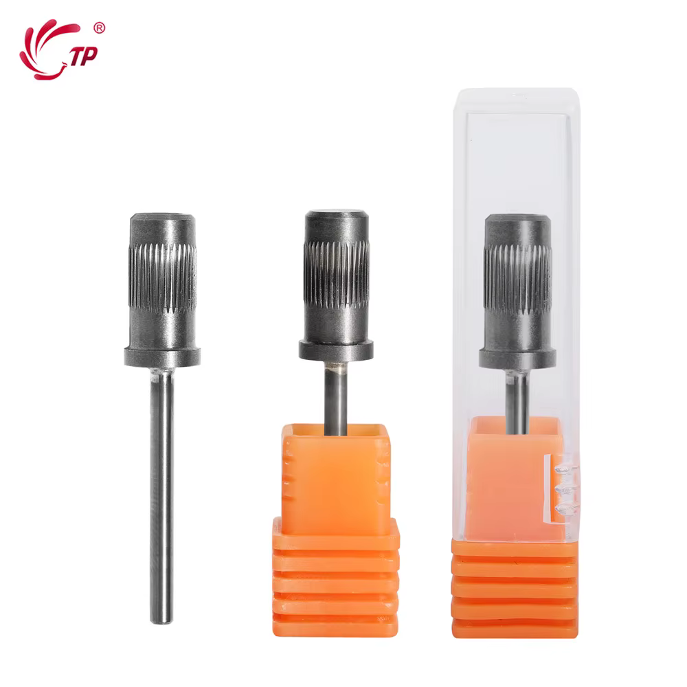 Foret à ongles en acier inoxydable, capuchon de meulage de pédicure, outils professionnels pour Salo