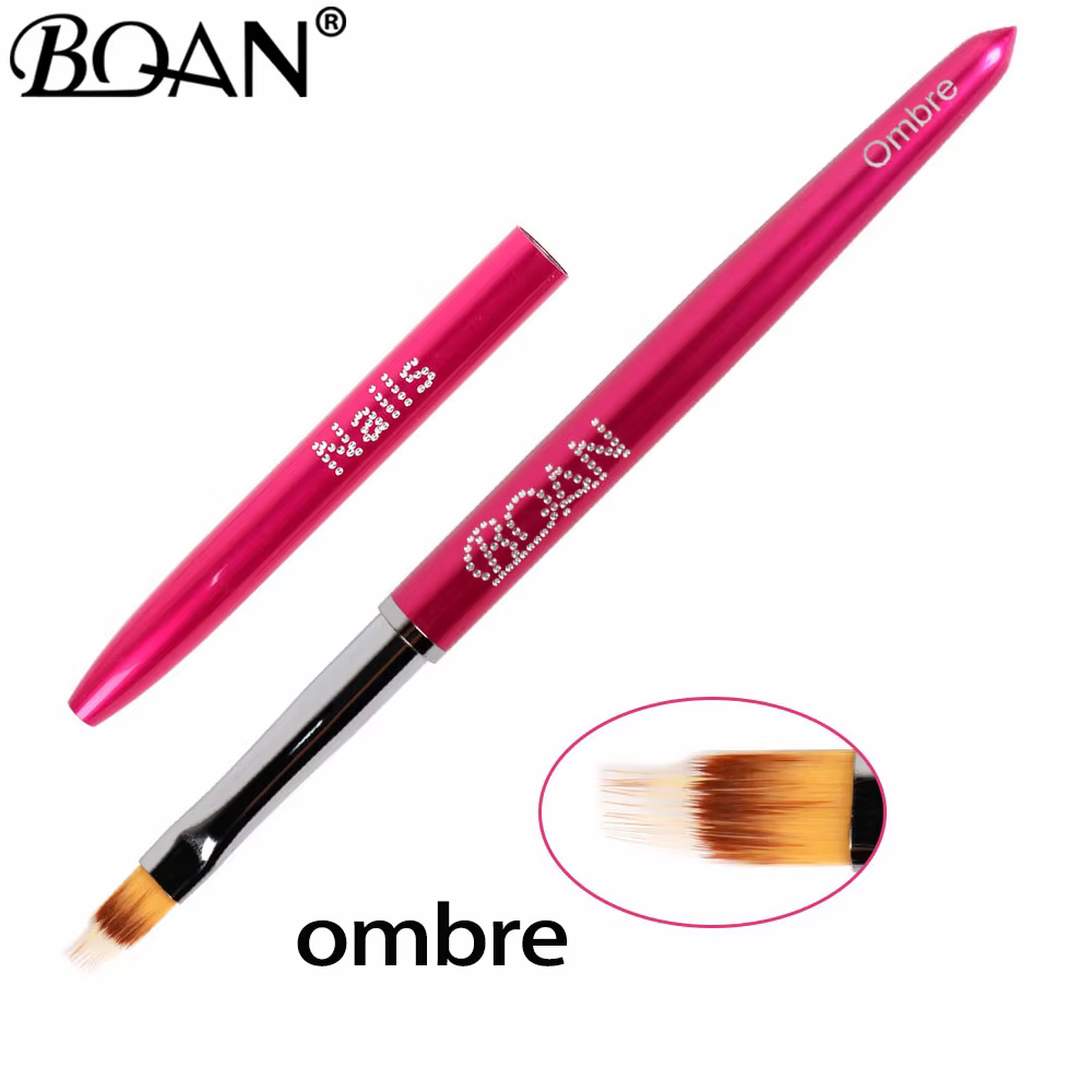 BQAN Pinceau à ongles ombré, stylo de peinture pour nail art, pinceau pour gel UV, dégradé de couleu