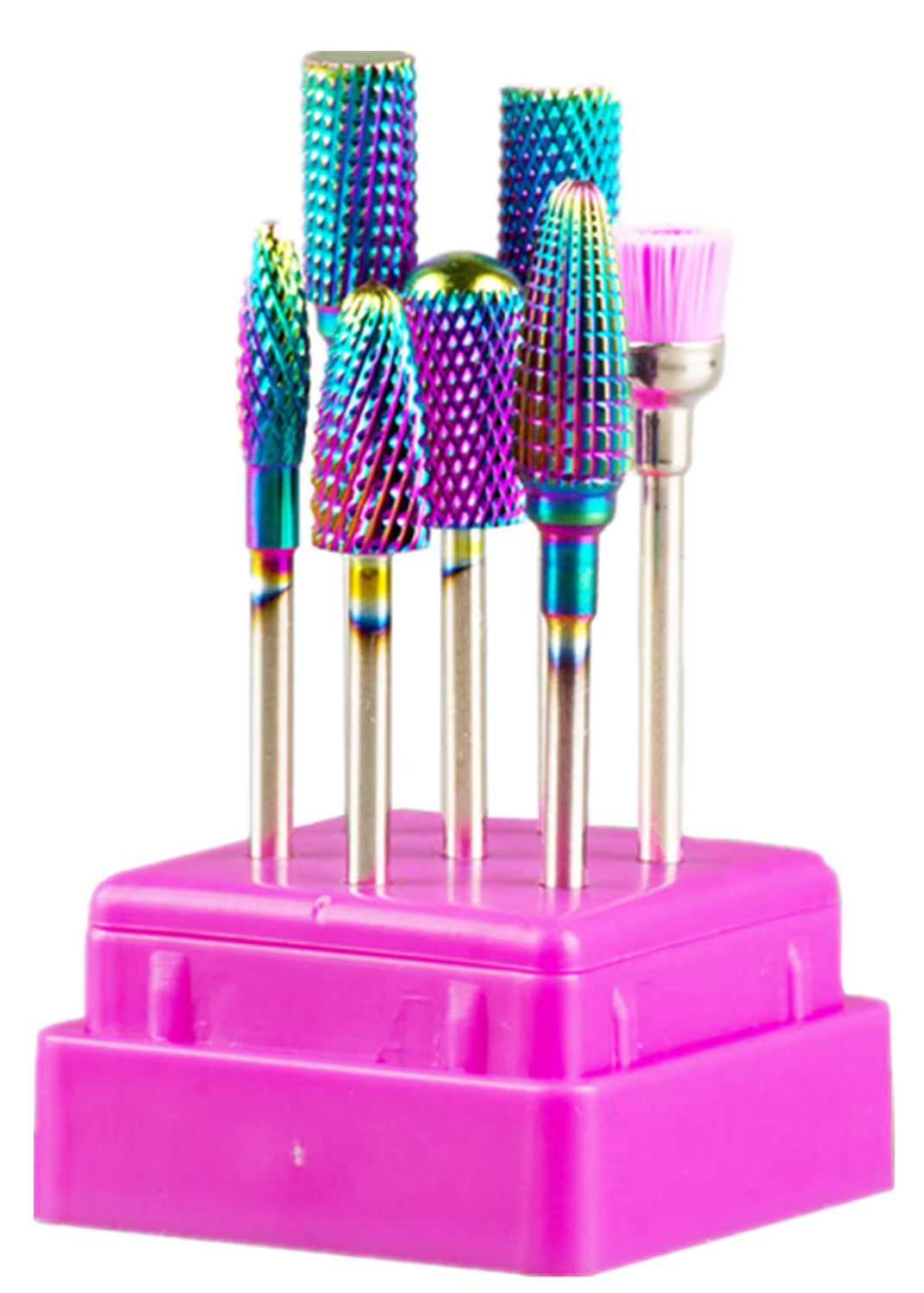 Ensemble de fraises en acier au tungstène pour Nail Art, foret à ongles en céramique, perceuse élect