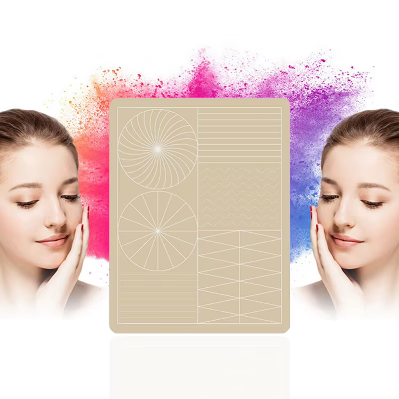 Tatouage des sourcils formation peau caoutchouc simulé peau débutant pratique maquillage Microbladin
