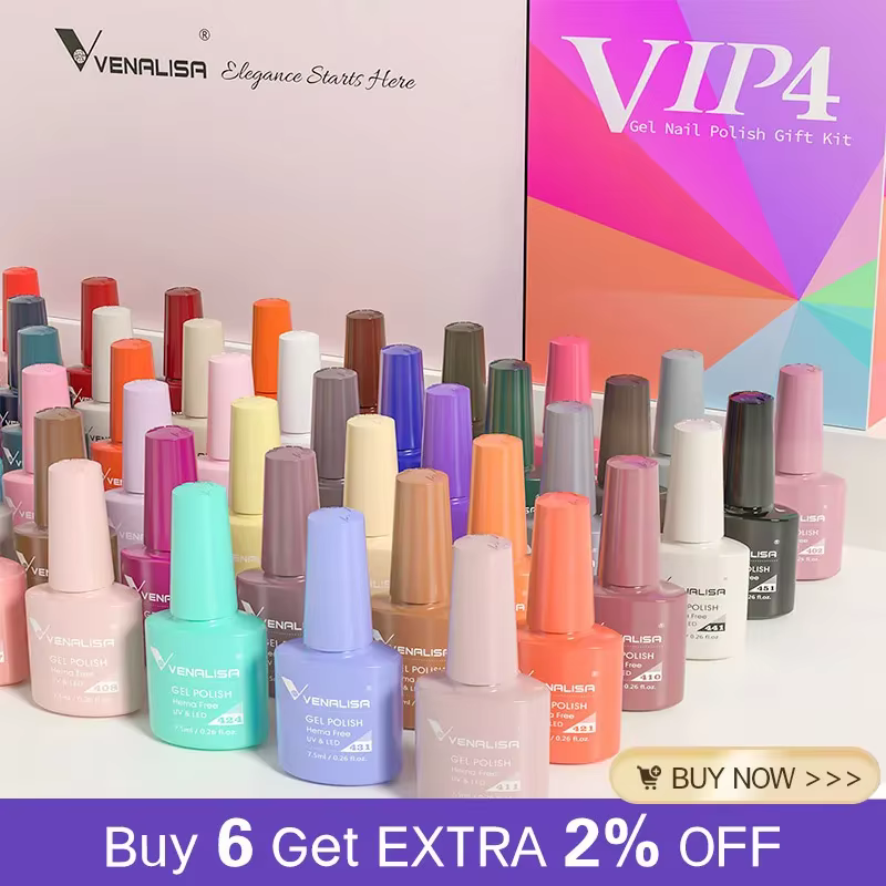 Venalisa VIP4 vernis à ongles HEMA/TPO gratuit couverture complète belle Semi permanente tremper UV 