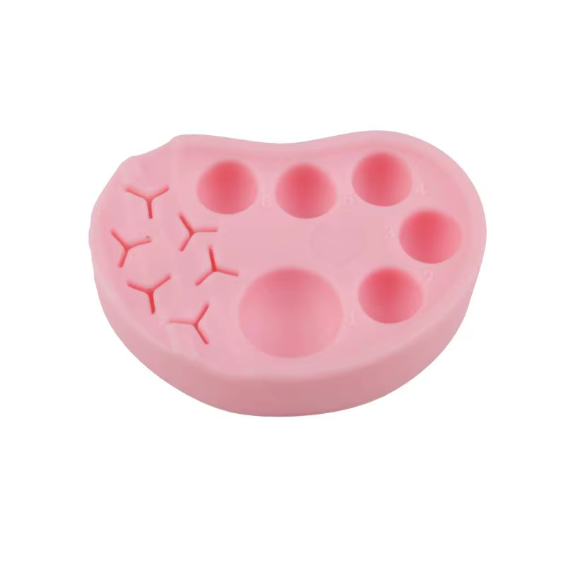 Palette de manucure en Silicone, Surface souple multifonctionnelle et Durable pour Nail Art, tatouag