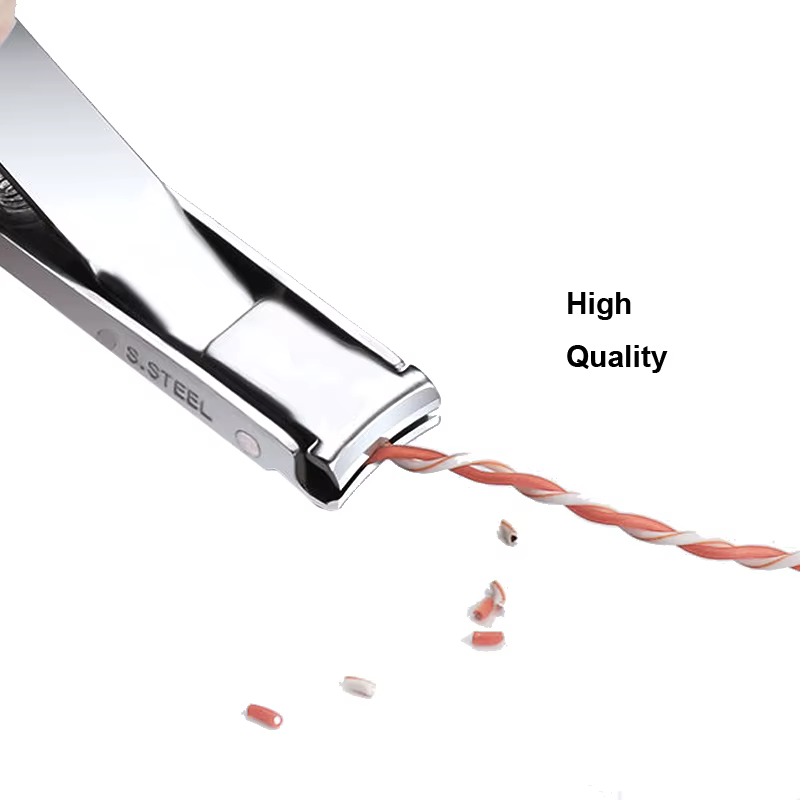 Ultra Mince Coupe-ongles Pliable Portable Voyage Ongle Porte-clés Ciseaux Cutter En Acier Inoxydable