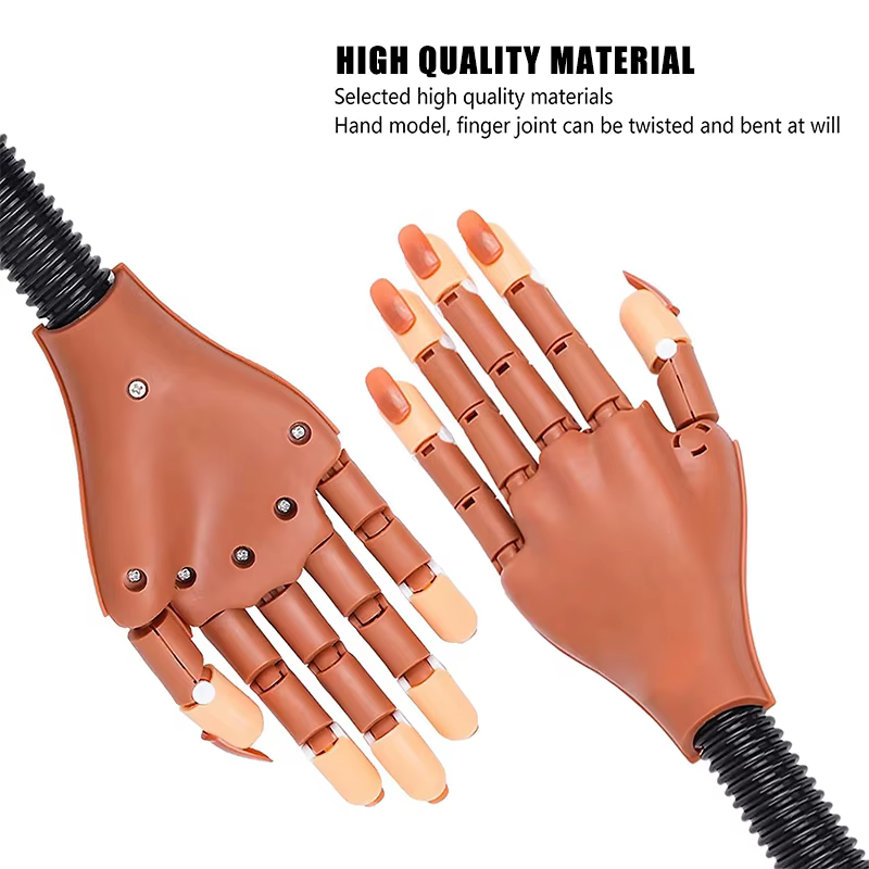 Nail Art pratique main manucure pratique doigt acrylique ongles conseils avec 100 pièces faux ongles