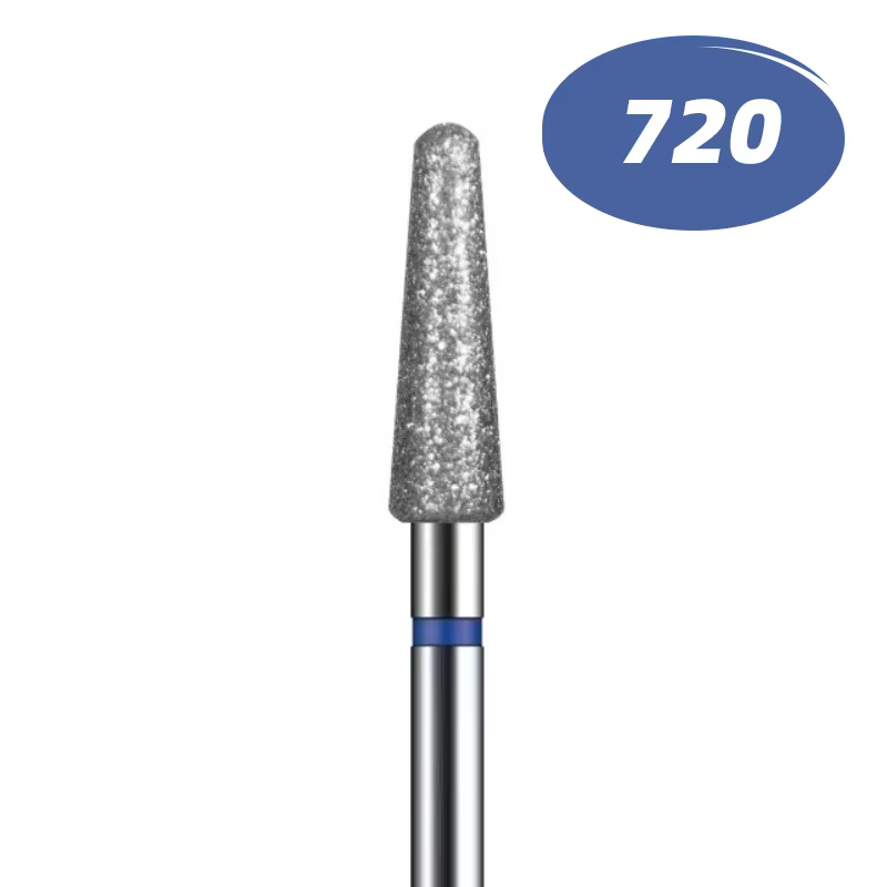 718 720 forets à ongles diamantés, kit de forets à moteur pour ongles à cuticules