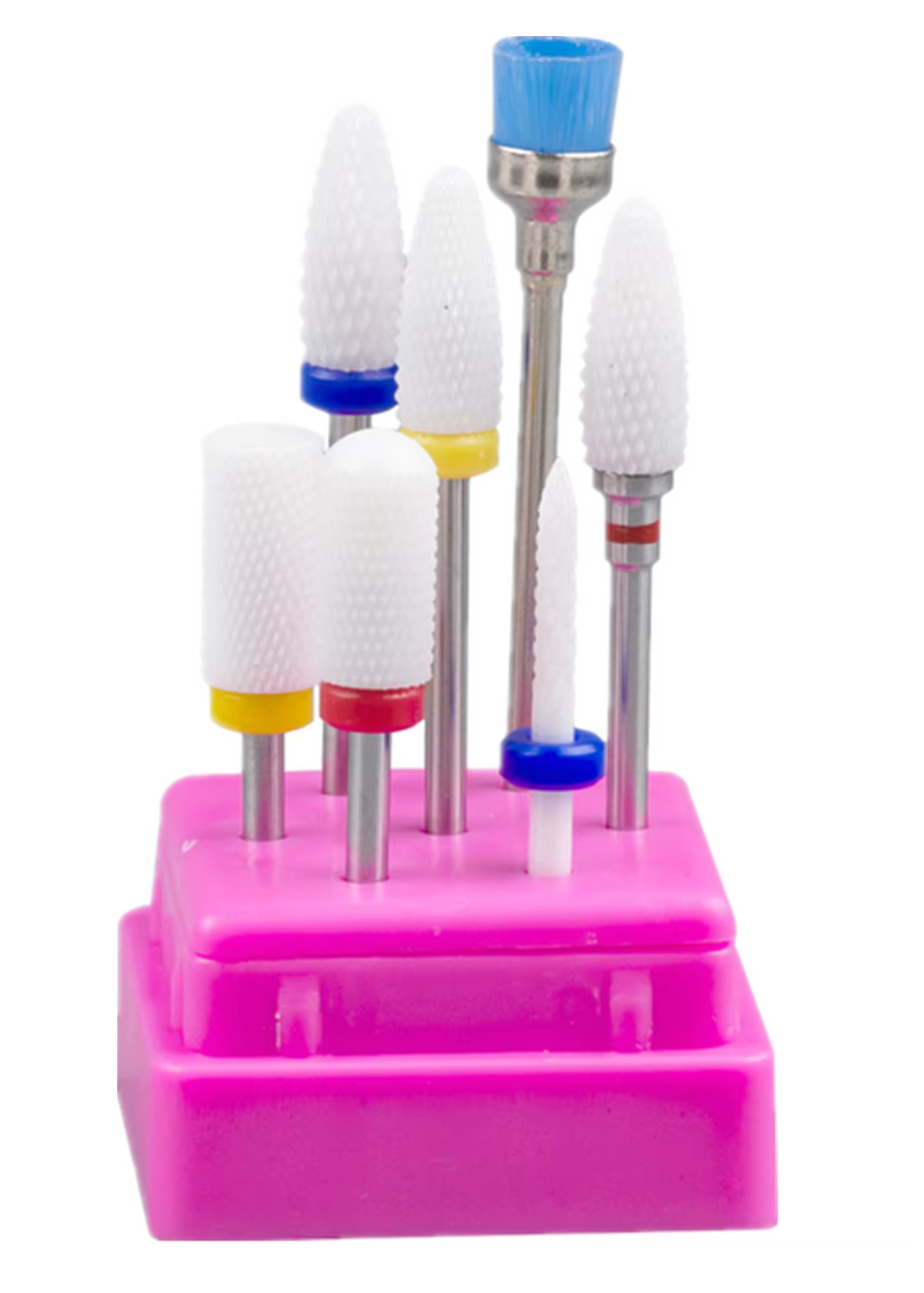 Ensemble de fraises en acier au tungstène pour Nail Art, foret à ongles en céramique, perceuse élect