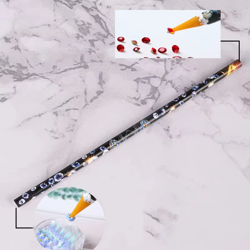 Crayon de cire auto-adhésif pour ongles, 10/5 pièces, stylo à points de diamant, résine pour Nail Ar