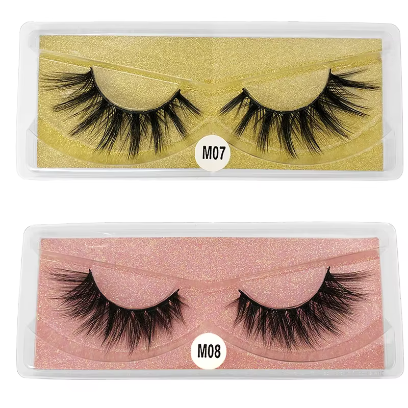 Cils de vison en gros 20 pièces cils de vison 3d faux cils naturels faux cils maquillage faux cils e