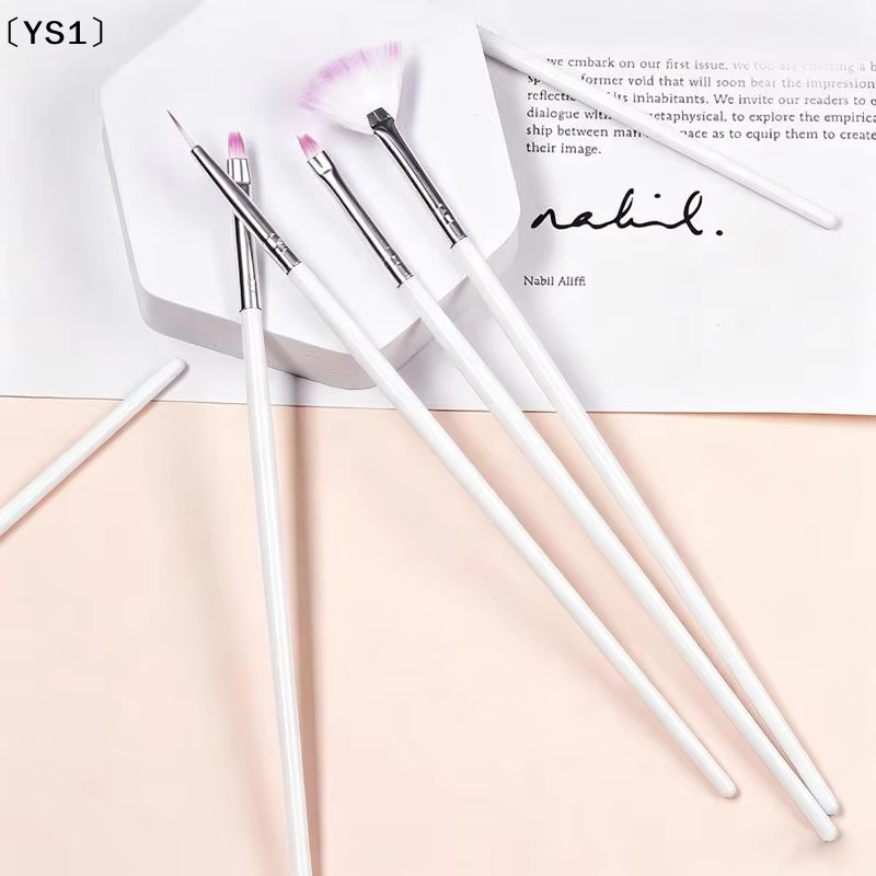 〔YS1〕Ensemble de 7 pinceaux pour nail art, pinceaux de peinture pour nail art, outils de salon de ma