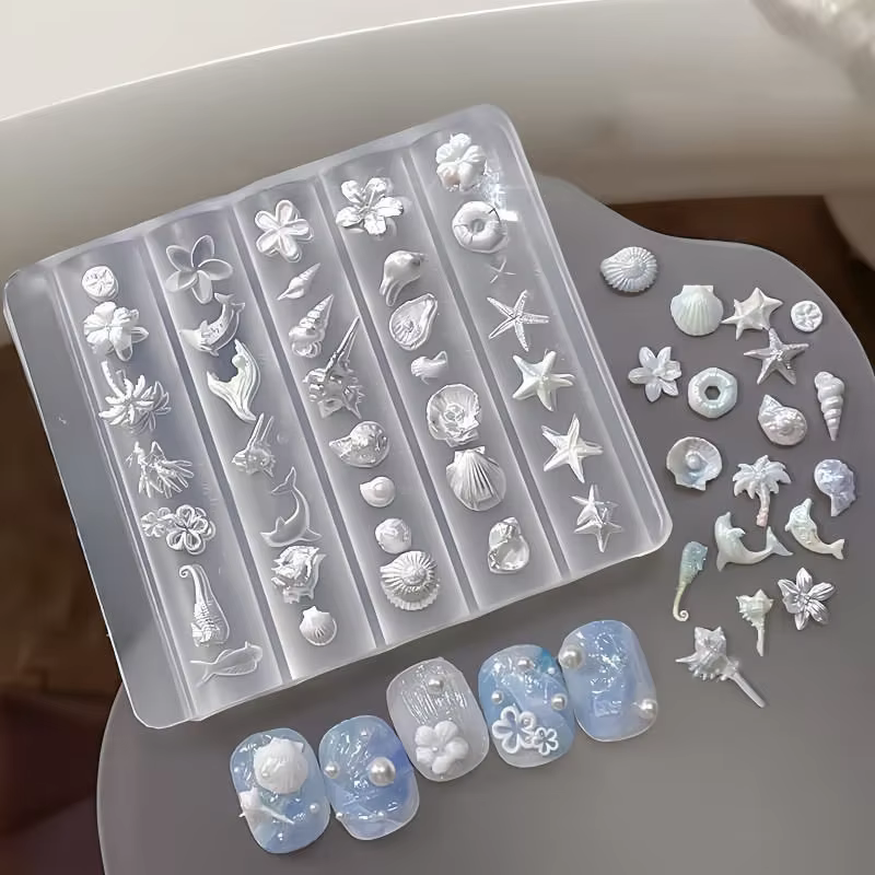 Moule 3D en Silicone pour décorations d'art d'ongle, bricolage de modèles d'ailes d'angle d'arc de f
