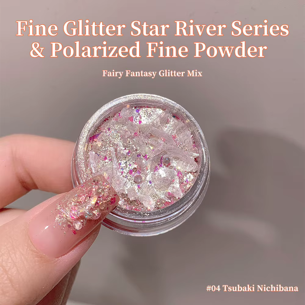 Poudre à paillettes pour ongles galaxie, grosses flocons d'étoiles, perles, décor pour Nail Art, ver