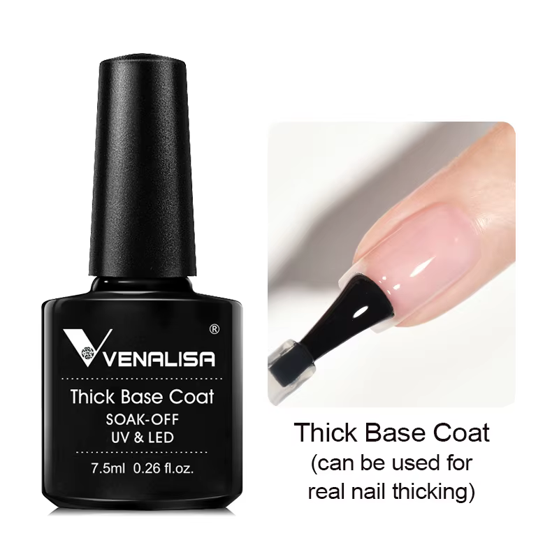 VENALISA renforcer le vernis à ongles à Base épaisse trempé Nowipe Semi Permanent Gellack 7.5ml trem