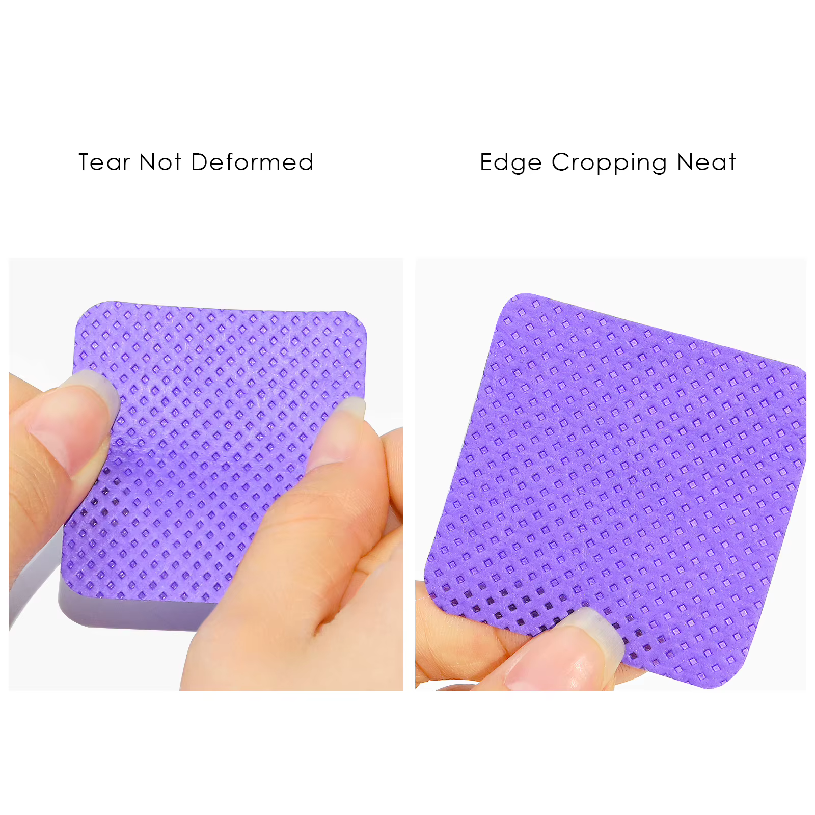 Dissolvant de vernis à ongles non pelucheux, serviettes colorées en coton, tampons en papier, nettoy