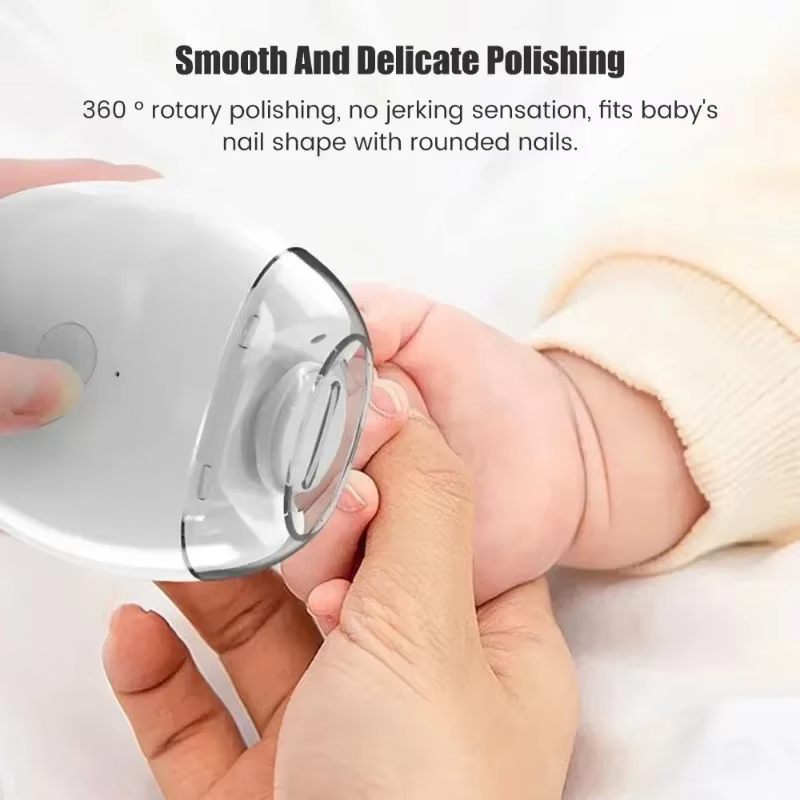 Coupe-ongles électrique 2 en 1 avec lumière LED, broyeur automatique pour bébé et adulte, Mini outil