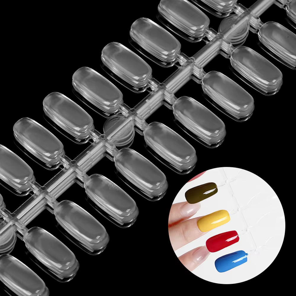 120/240 pièces Pack faux ongles conseils couleur carte pratique affichage montrant étagère outils ma