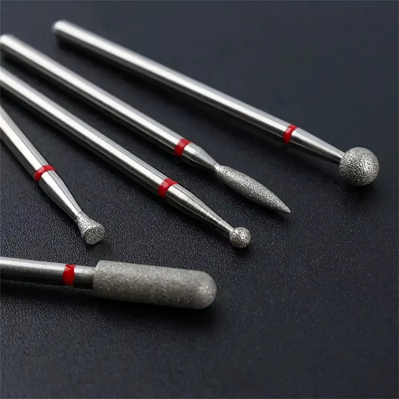 Foret à ongles en diamant, fraise pour manucure, fraise rotative électrique, outils pour cuticules,
