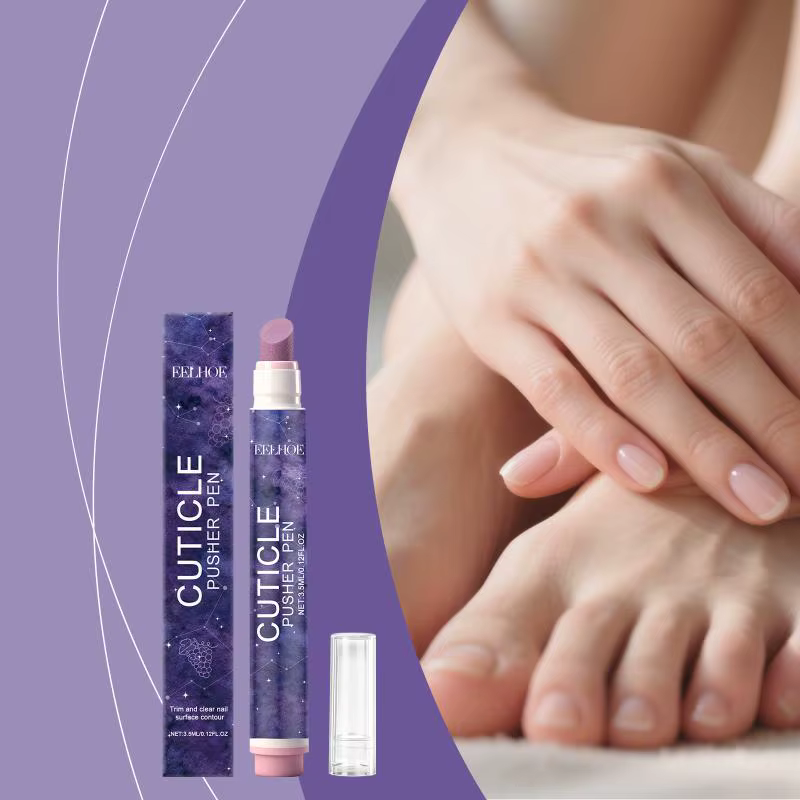 Stylo pour manucure et pédicure, outil doux pour les cuticules et la nutrition des ongles, pour les 
