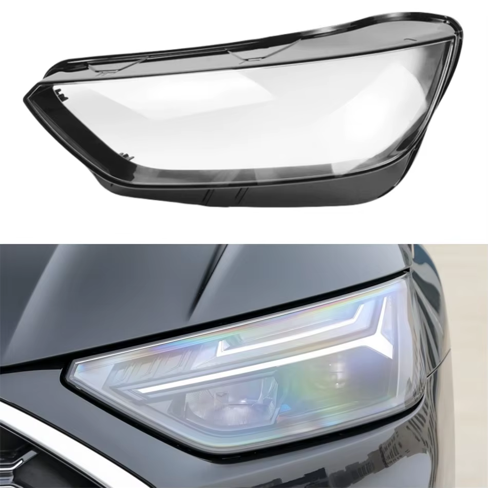 Pour Audi Q5 2021 2022 2023 2024 2025 accessoires lampe avant verre lentille voiture avant phare len