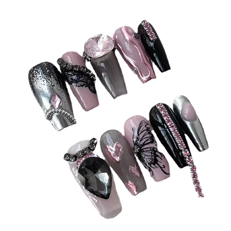 Strass scintillants multi-formes pour Nail Art, verre brillant de qualité, pierres précieuses pour N
