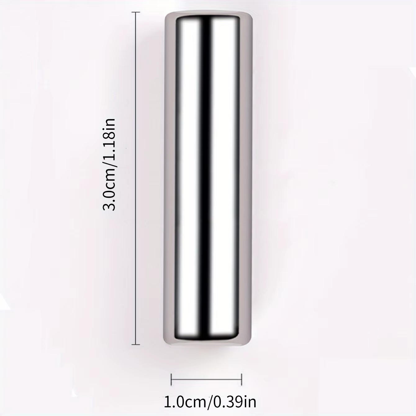 Stylo magnétique rond pour vernis Gel œil de chat, 3X1cm, pour peinture des ongles 3D, bâton magnéti