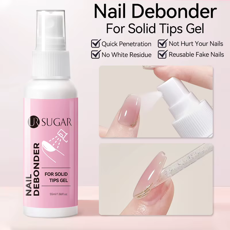 UR SUGAR 55ml dissolvant pour pointes solides Gel faux ongles conseils enlevant Gel strass faux sur 