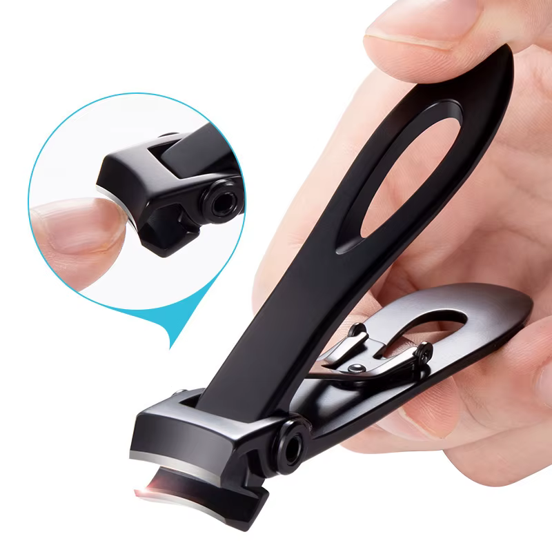 Coupe-ongles en acier inoxydable, ciseaux de manucure, épais et dur, outils de pédicure, 1 pièce