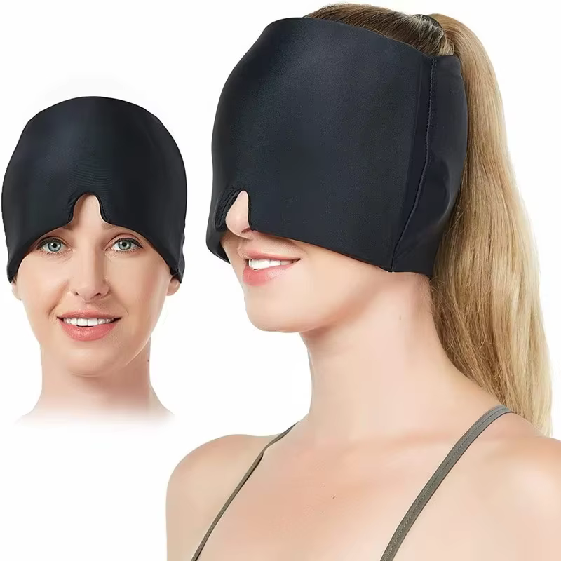 Chapeau anti-migraine, chapeau contre les maux de tête, thérapie par le gel chaud et froid, bonnet d
