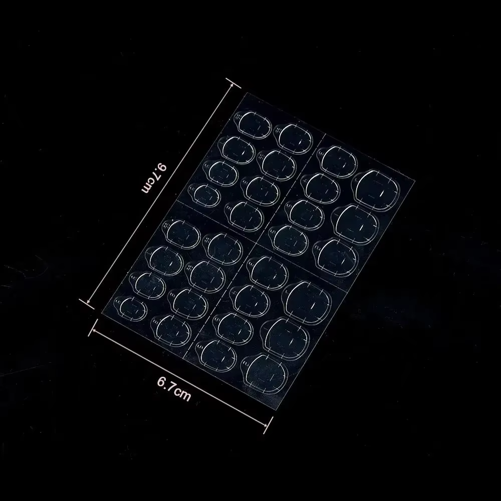 Bâton de gelée pour ongles, adhésif Double face Transparent sans trace, colle Invisible, feuille adh