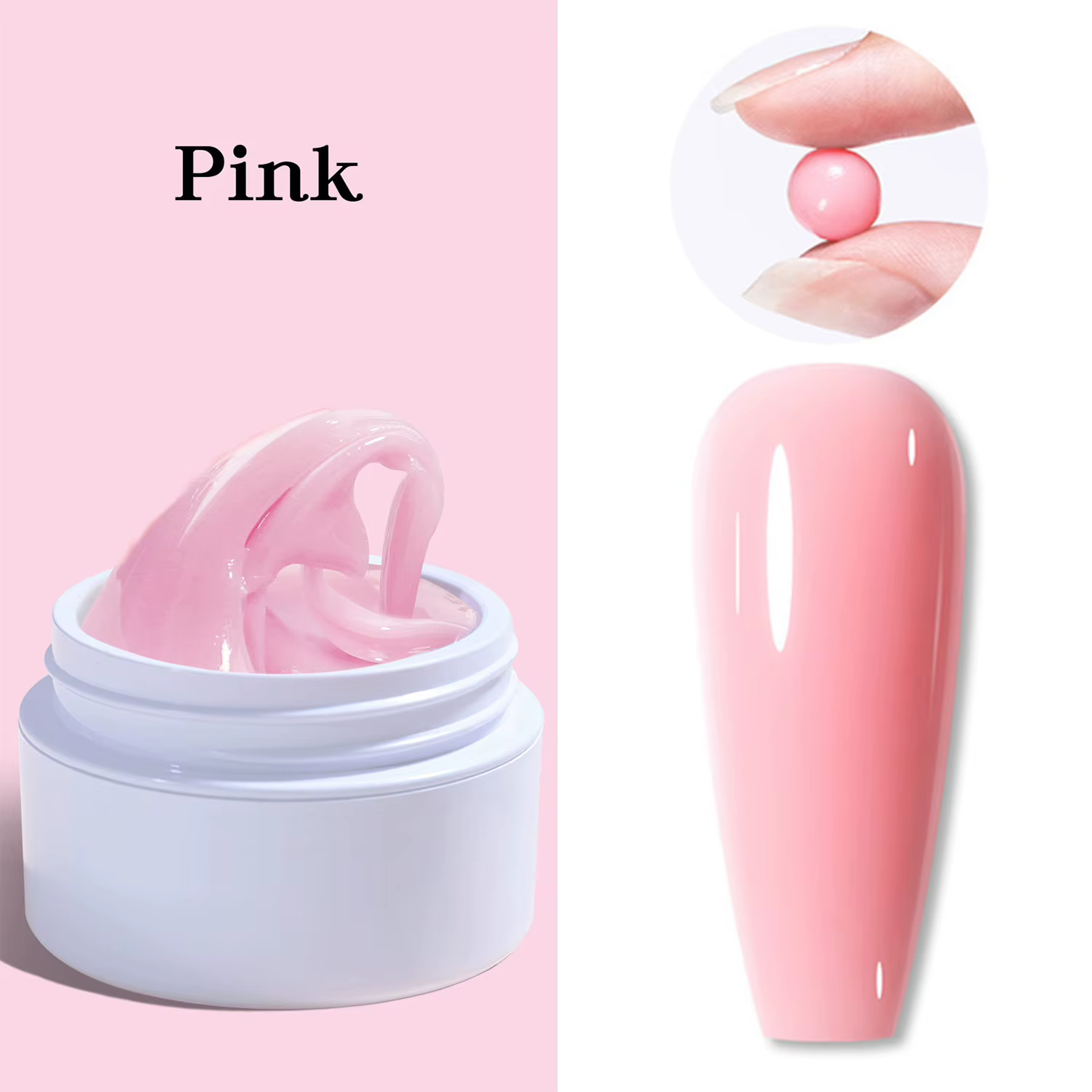 1 pot de 15 ml de gel à ongles 3D pour modelage floral, gel souple, ne colle pas aux mains, gel UV s