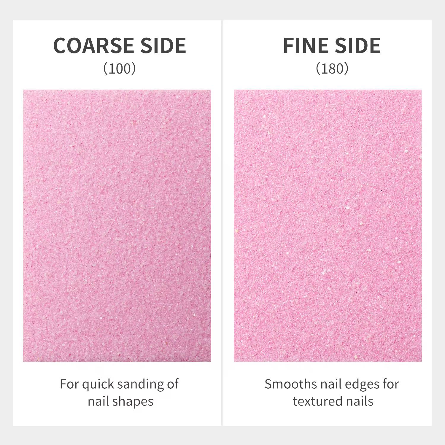 50pcs Lot de Mini limes à ongles double face blocs éponge colorée tampon à ongles bloc polissage des