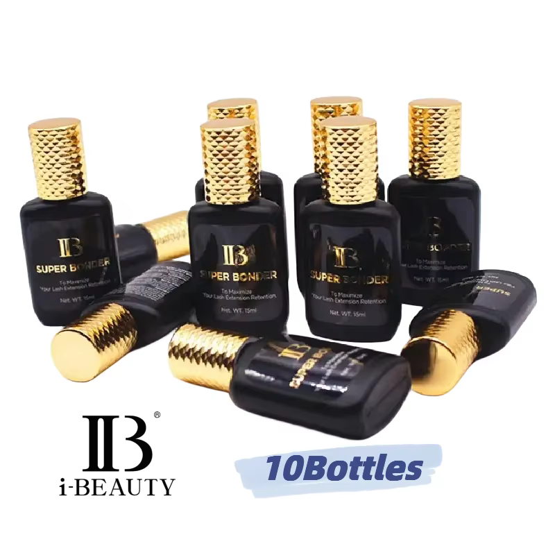Agent de fixation IB SUPER BONDER, liquide Transparent pour Extensions de cils, colle, aide à l'adhé