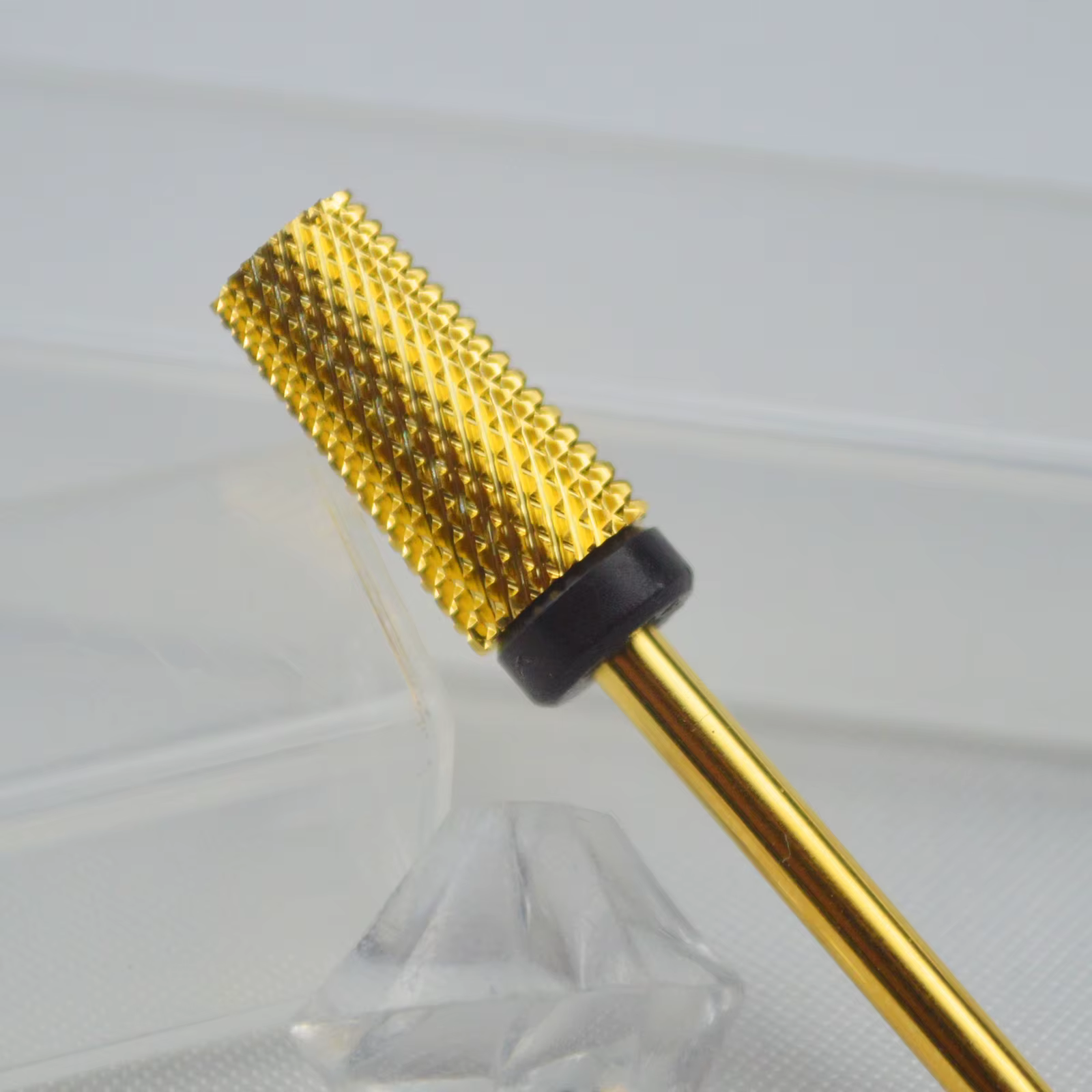 RolinStar 6.6 grand trapèze cônico baril or argent acier carbure fraise à ongles foret manucure pédi