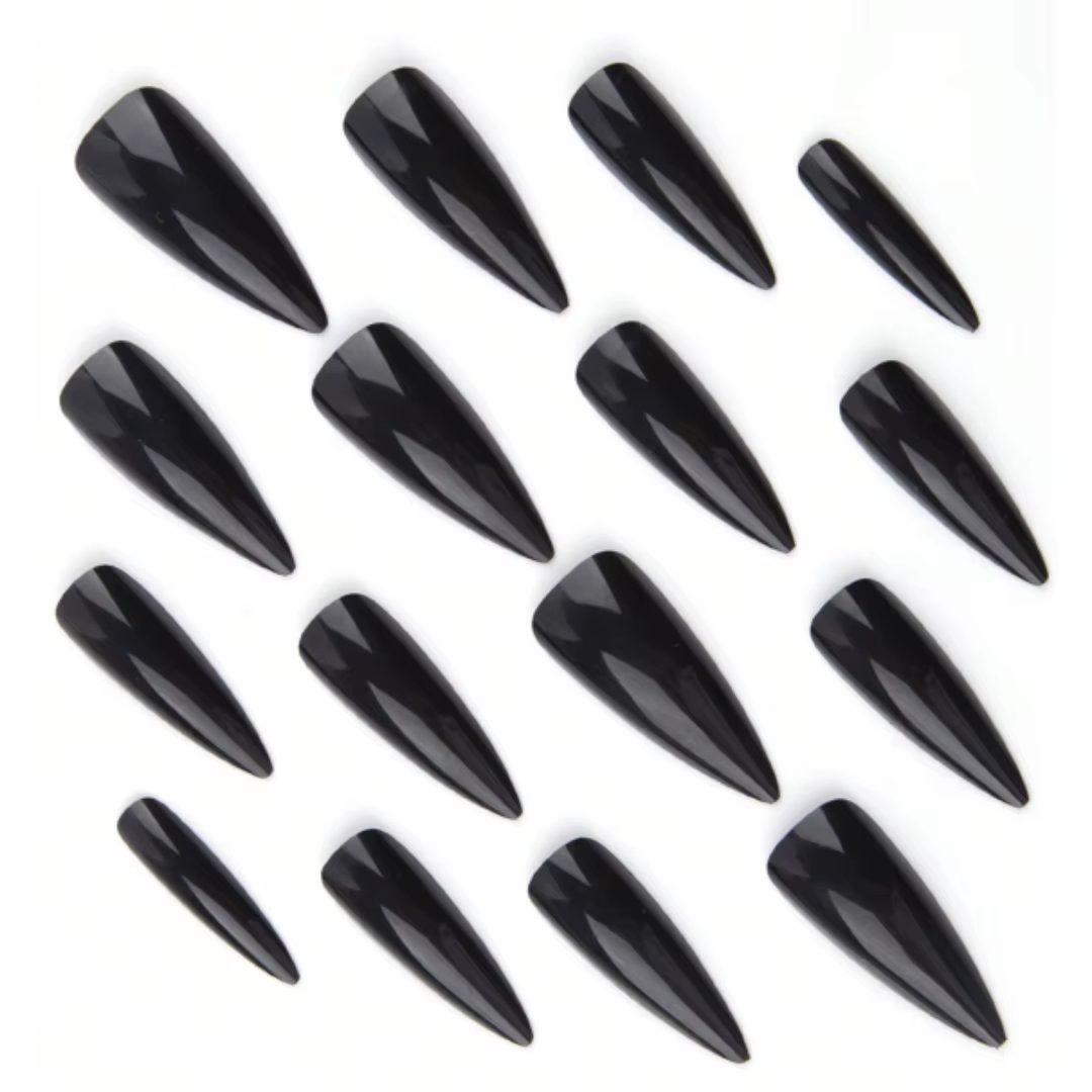 Transformez vos ongles avec 24 pièces Extra Long Stiletto style français moderne classique simple no