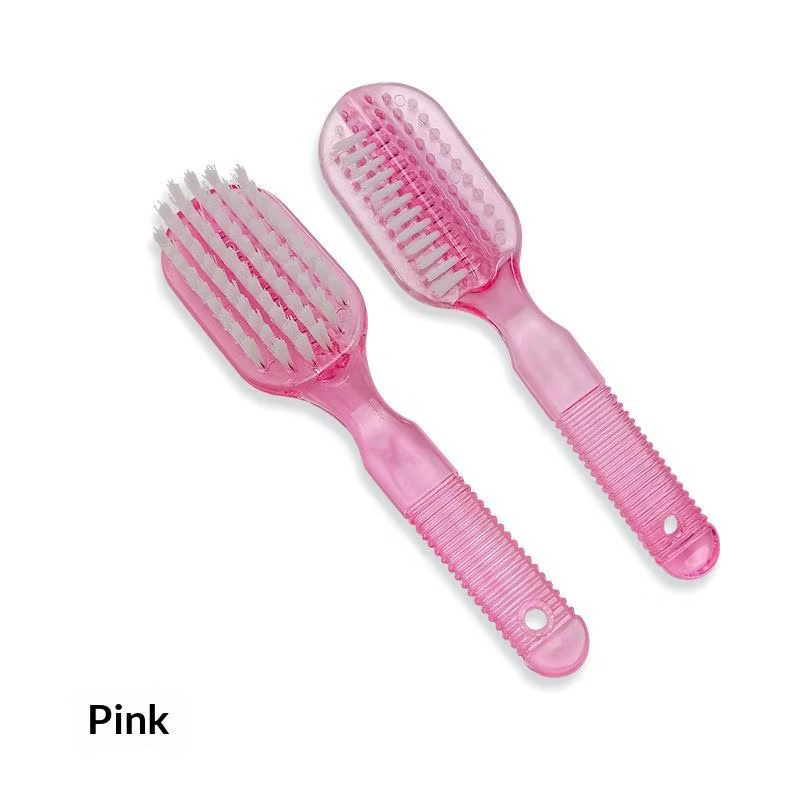 Brosse de nettoyage des ongles 1 pièce, poils doux, pour manucure et pédicure, élimination de la pou