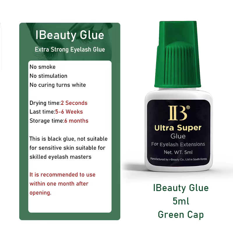 10 bouteilles de colle IB Ultra Super Plus, fournitures d'extensions de faux cils individuels à séch