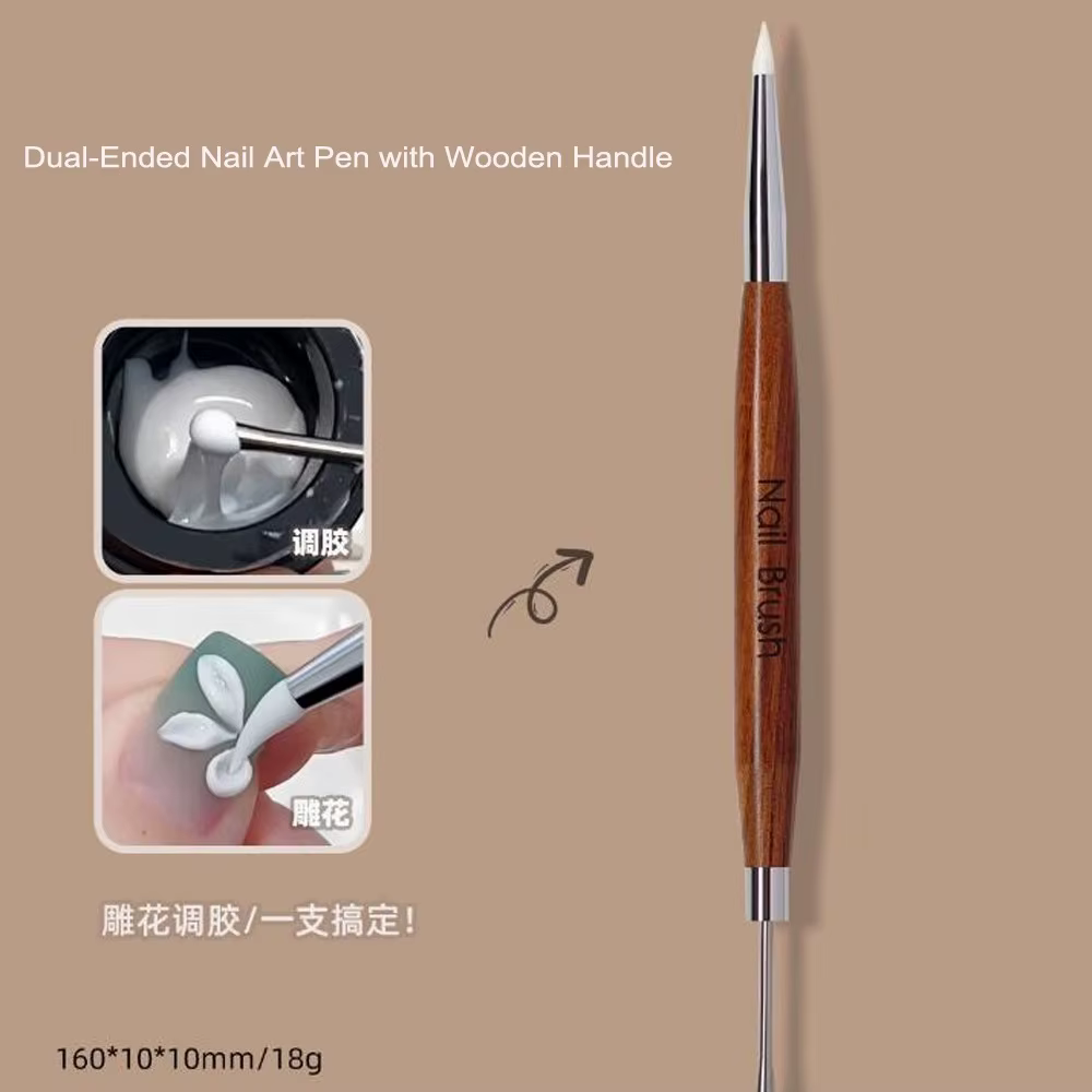 Gel d'extension de main antiadhésif transparent/blanc, 15ml, pour sculpter des fleurs/modélisation d