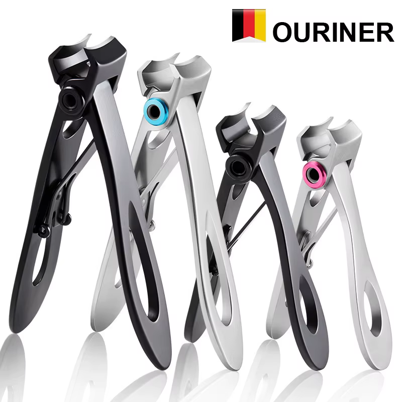 Coupe-ongles en acier inoxydable, ciseaux de manucure, épais et dur, outils de pédicure, 1 pièce